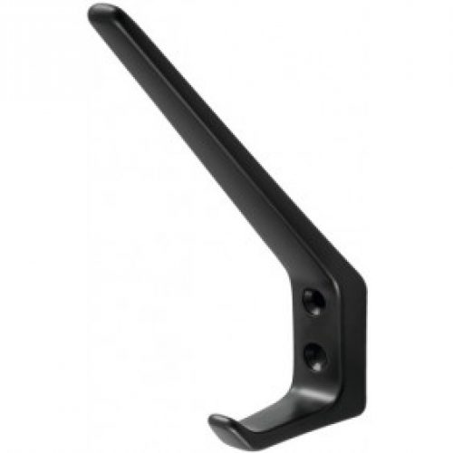 Patère porte-manteaux aluminium – 2 crochets