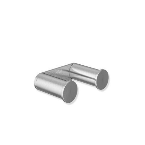 Patère Salle de Bain Hewi System 162 Crochet double mural Chrome Brossé mat 162.90.030XA
