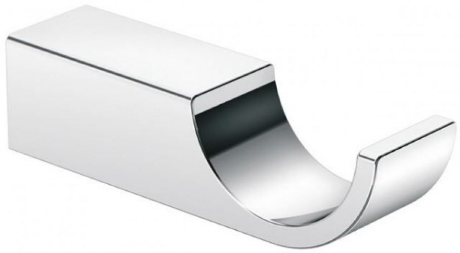 Patère Salle de Bain Hewi System 800 Crochet simple 80 mm Chromé Brillant Métal