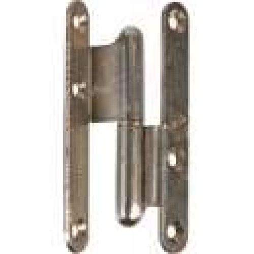 Paumelle lames à bouts ronds coudées zingué blanc – Jardinier massard