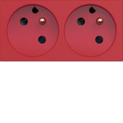 PC dble detromp goul 2P+T 16A – APPAREILLAGE MURAL GALLERY HAGER WXF432