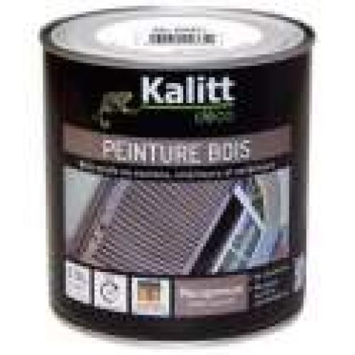 Peinture bois satin blanc 0.5L – KALITT