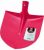 Pelle de terrassier Ideal Ruhr-Brilliant, taille 5, rouge sans manche