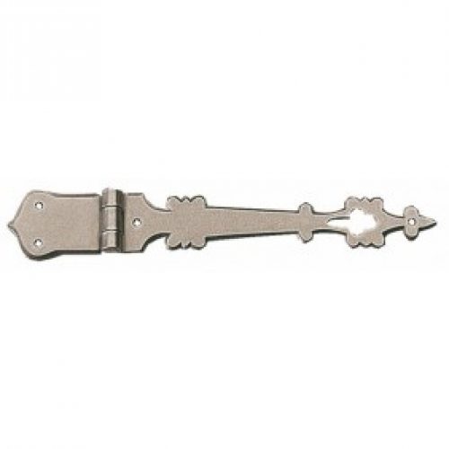 Penture à charnières à plat patiné cémenté