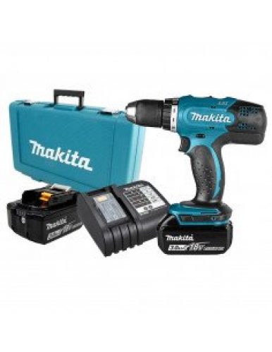 Perceuse visseuse 18V MAKITA Ø 13 mm + 2 batteries 3AH DDF453SFE