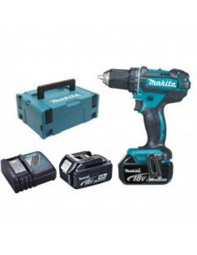 Perceuse visseuse 18V MAKITA (2x4AH) en coffret MAKPAC DDF482RMJ
