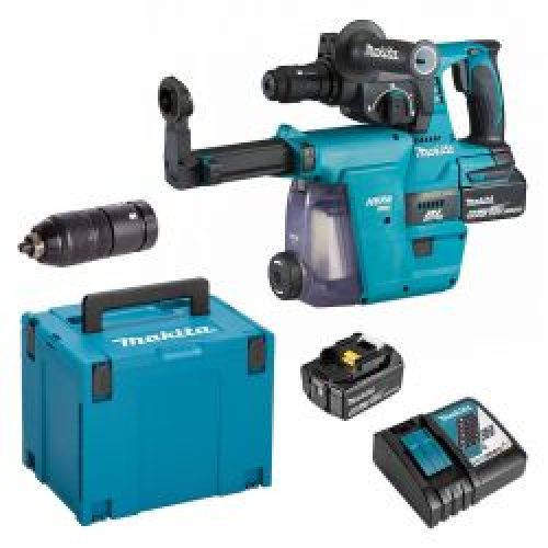 Perfo Burineur Makita Dhr243Rtjw Sds Plus 18V Li Ion 2X5Ah 24 Mm