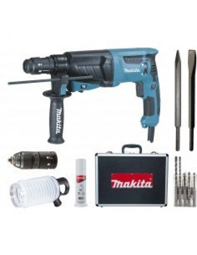 Perfo-burineur SDS+ 800W MAKITA en coffret alu – HR2630TX4