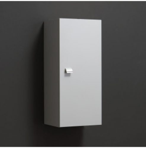 PETITE ARMOIRE SUSPENDUE AVEC PORTE 31,5 CM GRIS SERIE EASY