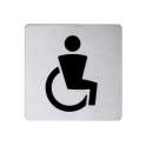 Pictogramme Handicapés acier inox