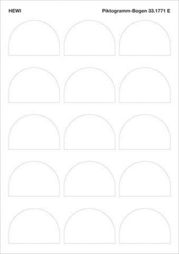 Pictogrammes Toilettes Hewi Kids série en blanc 33.1771E