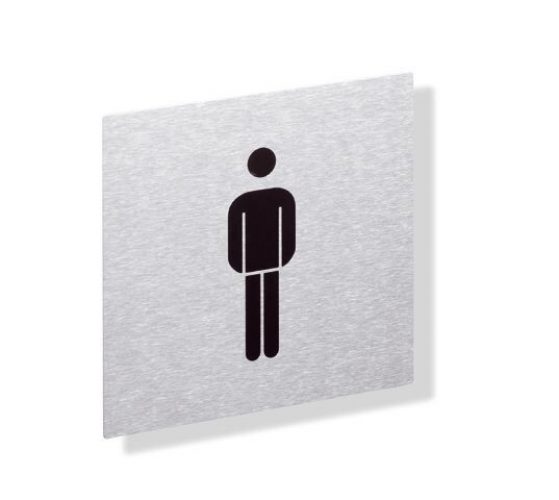 Pictogrammes Toilettes Hewi Plaque de signalisation homme guide