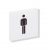 Pictogrammes Toilettes Hewi Silhouette homme guide