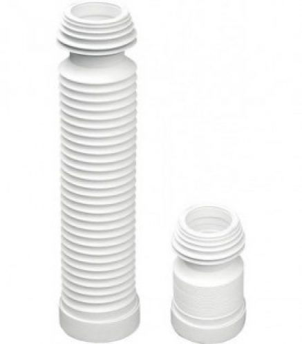 Piece de raccordement WC universelle DN90/110mm flexible longueur min 220 mm max 570 mm
