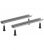 Pied de baignoire WA-Standard Mepa – 2 traverses 550x85x25 mm 4 pieds vissables haut ajustable