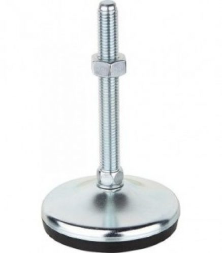 Pied de reglage acier Forme A d100mm, M20 x 250 mm