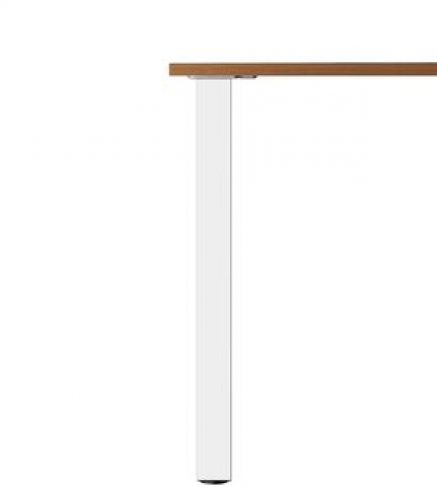 PIED DE TABLE CARRÉ  Chromé L60xH820