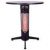 Pied de table chauffant VIREOO, coloris noir