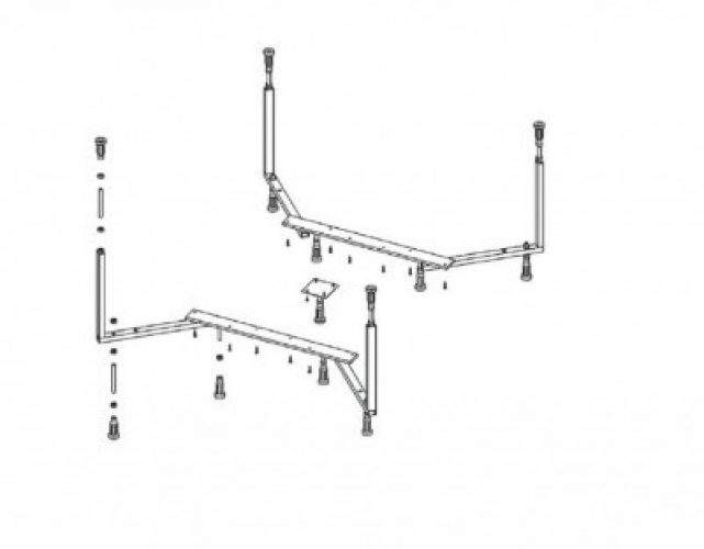 Pieds de Baignoire pour baignoire Colorado Riho