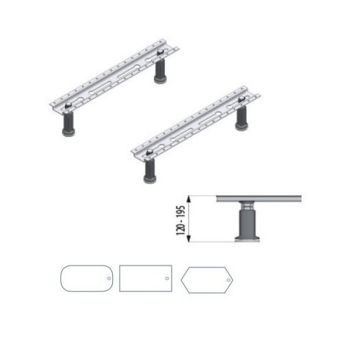 Pieds de Baignoire WF pour baignoire en acrylique jusqu’à 180x80cm Mabo