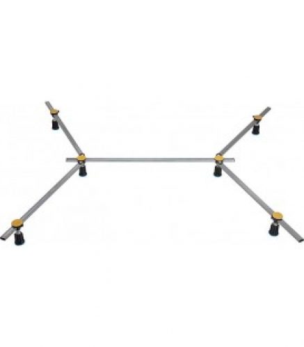 Pieds de receveur R6 SGS XXL pour bac douche en acier/acrylique de 75x75cm – 120x120cm