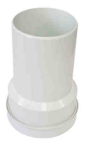 Pipe droite plastique avec joint à levre diamètre 100