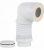 Pipe WC coudée extensible diametre: 93 à 100mm Longueur: 190 à 390mm