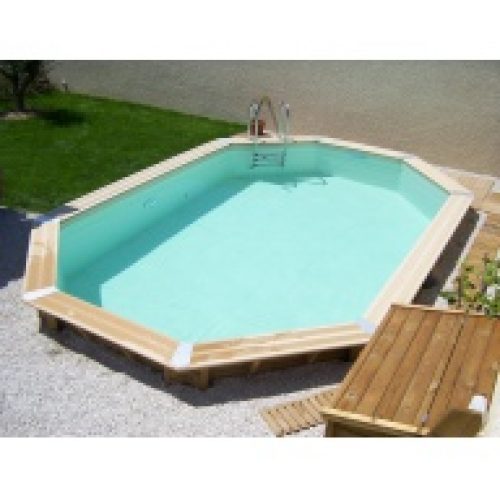 Piscine bois Océa 610 X 400 x H 130 cm