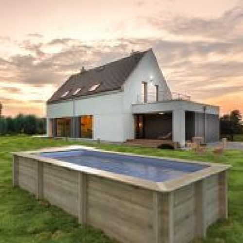 Piscine bois Urbaine 600 x 250 x H 133 -…