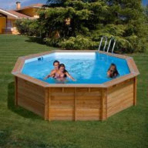 Piscine bois Violette Ø 511 x H 124 cm