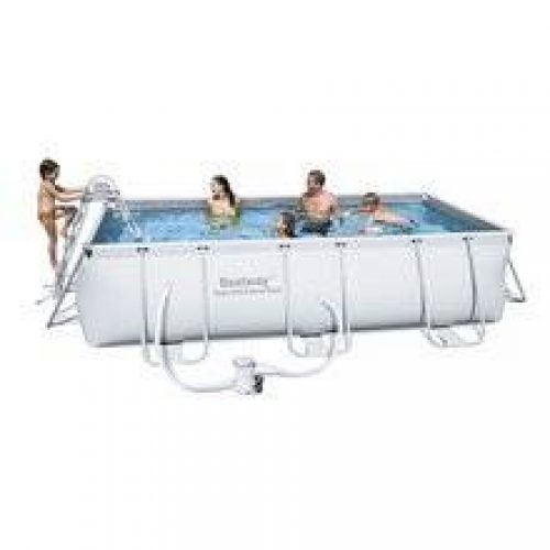 Piscine en kit rectangulaire 404x201x100 cm…