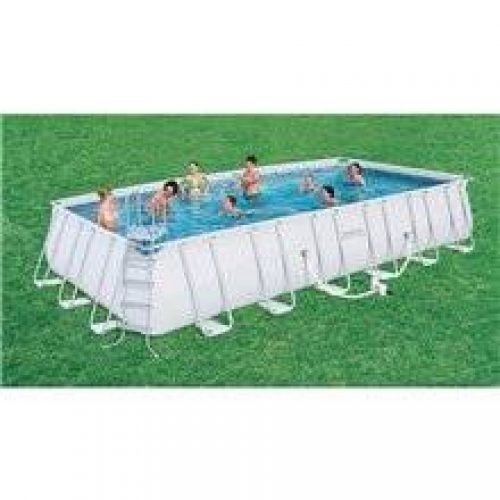 Piscine en kit rectangulaire 732x366x132 cm…
