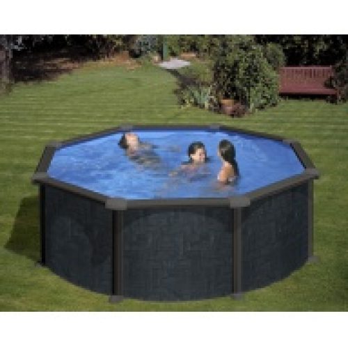 Piscine hors sol aspect Rattan Ø350 x H 132cm