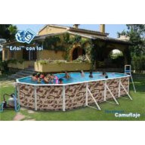 Piscine hors-sol Camouflage 730 x 366 x…