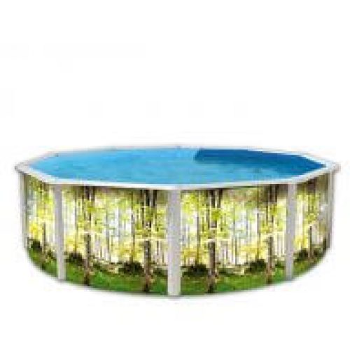 Piscine hors-sol Forêt Ø460 x H120 cm -…