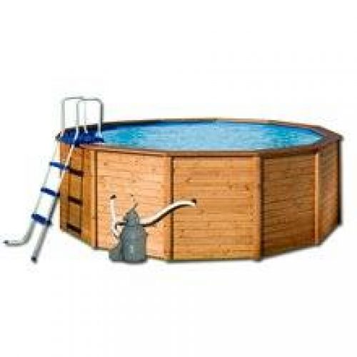 Piscine K2O ronde structure en bois 315×105 cm