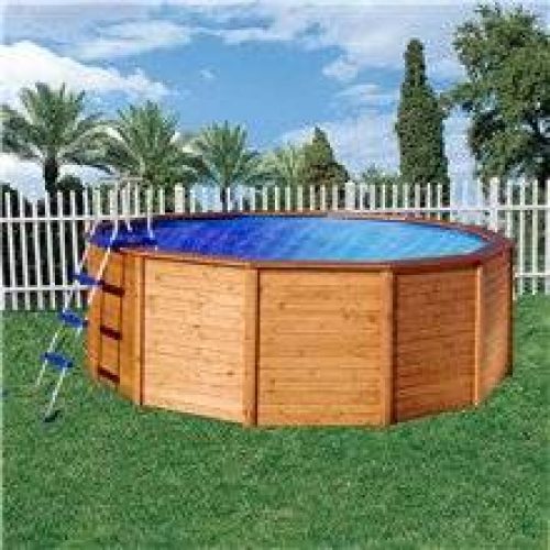 Piscine K2O ronde structure en bois 375×127 cm