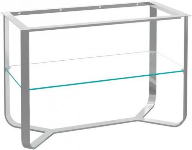 Piétement en acier inoxydable Villeroy et Boch Antheus Blanc (B0645000)