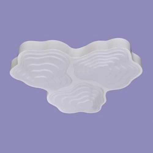 Plafonnier Blanc artistique à 3 lumières