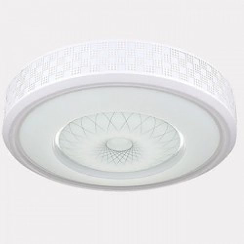 Plafonnier Blanc Rond à LED intégré