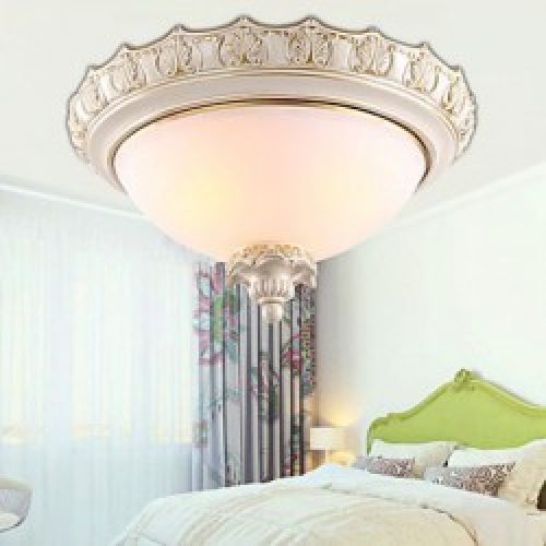 Plafonnier en Cristal à motif Blanc