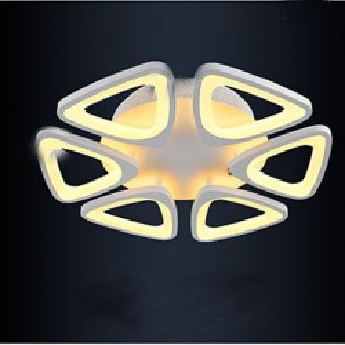 Plafonnier à LED avec 6 lumières blanches