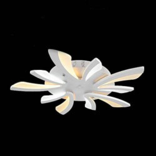 Plafonnier LED en Bois à 5 lumières blanches