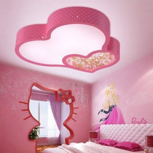 Plafonnier LED forme Coeur pour Chambre d’enfant