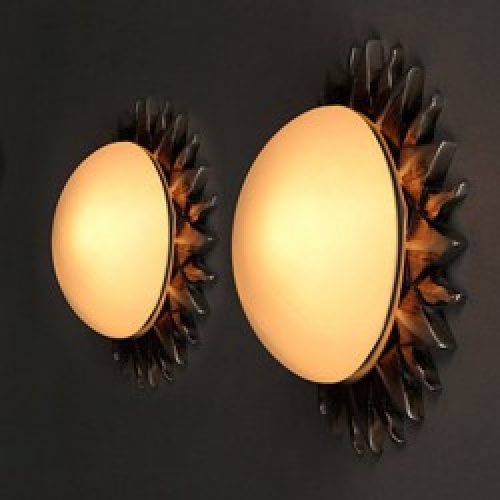 Plafonnier LED forme Soleil