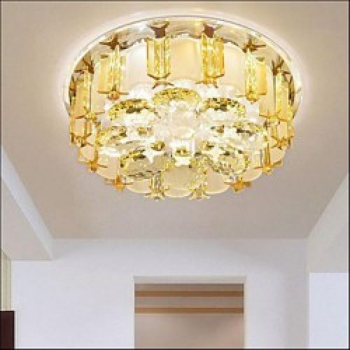 Plafonnier LED élégant en Cristal
