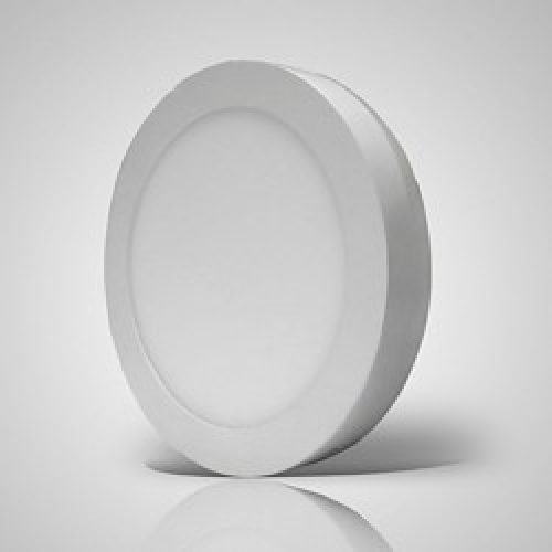 Plafonnier Rond Blanc en Aluminium