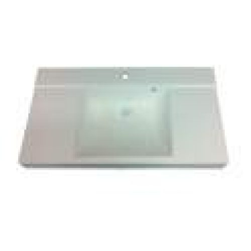 Plan de toilette en résine : 90×50 cm