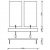 Plan vasque double + plan de toilette 120 cm…