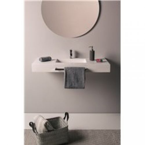 Plan vasque suspendu petit format avec…